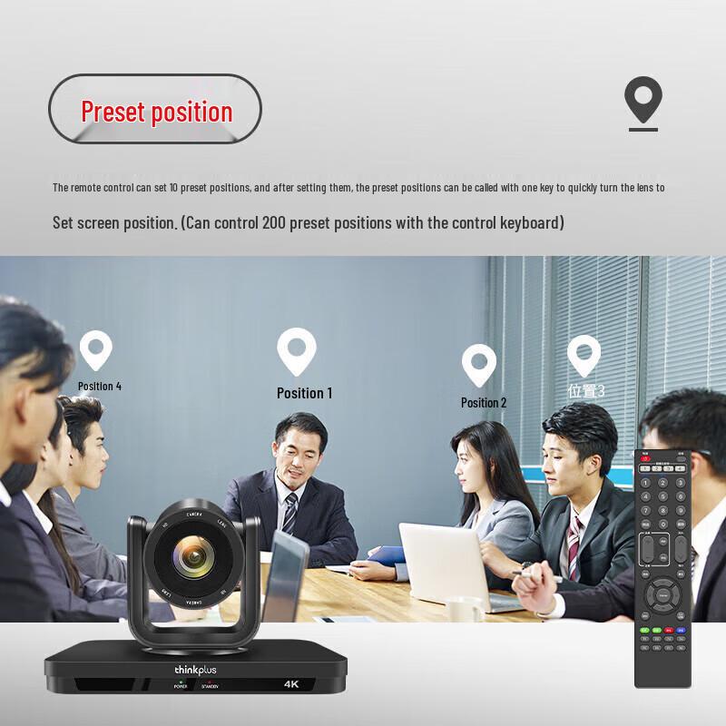 Lenovo thinkplus 4K AI Tracking Video Conference Camera (CN version)