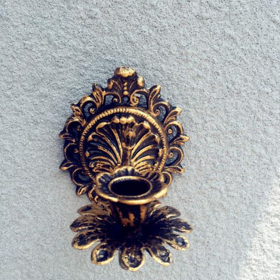 Vintage Vegglys Lysestake Veggmontert Lysholder Stue Soverom Spisestue Bad Hengende Dekorativ Lysestake