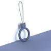 Anti-lost Mobile Phone Pendant Finger Ring Short Silicone Lanyard Silicone Pendant Ring Soft Cartoon Cat Keychain Keys Cord