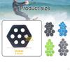 12 Pack Hexagonal Anti-Slip Surfboard Skimboard Traction Pads