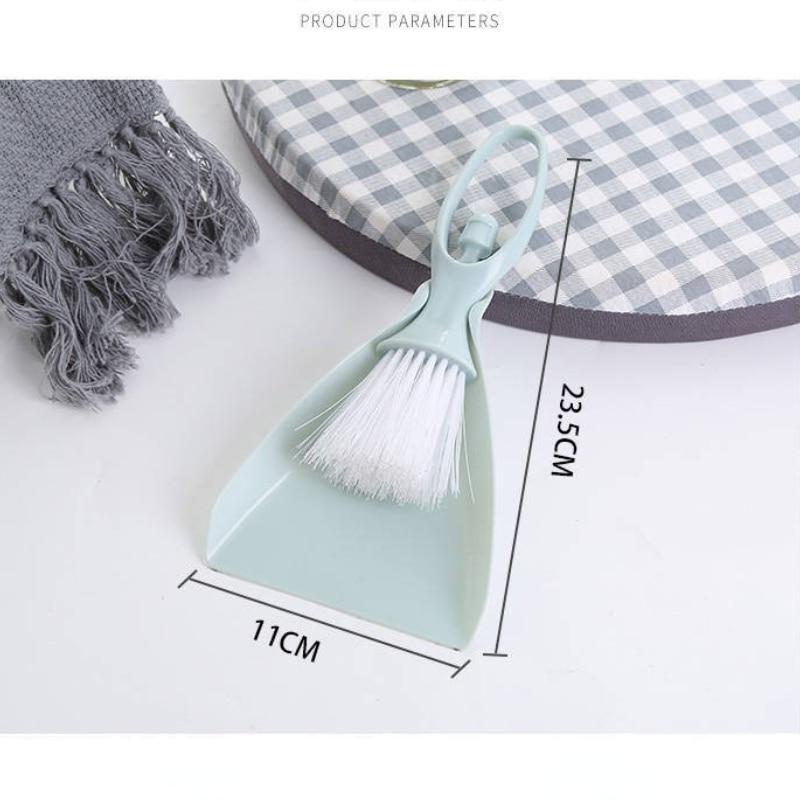 Buy Mini Floor Dust Hand Broom and Dustpan Set for Home Desktop