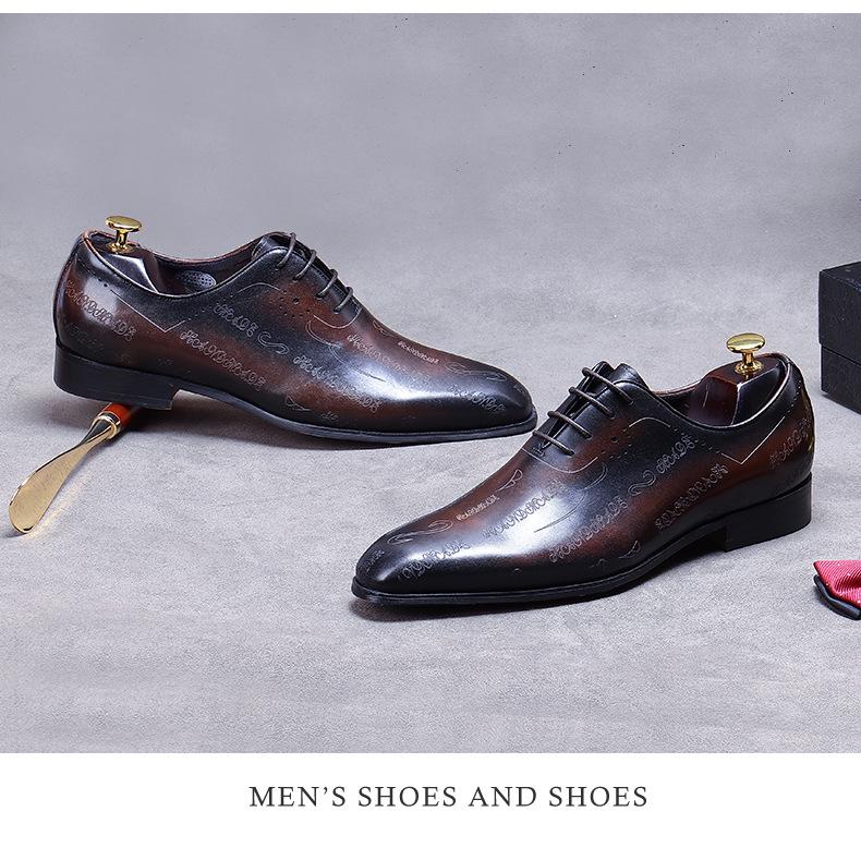 Vorverkauf: Formelle HerrenLederschuhe, Echtes Rindsleder, Britischer Stil, Kleine Größen verfügbar