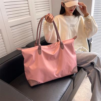 Short-haul Travel Bag Women's Hand-held Shoulder Large-capacity Light Portable Bag Travel Luggage Waiting for Delivery Storage Duffel Bag