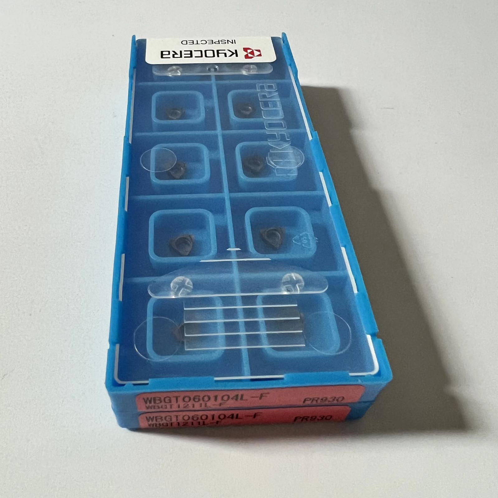 

Original / WBGT060104L-F PR930 / Industrial indexable Carbide Inserts 10 Pcs