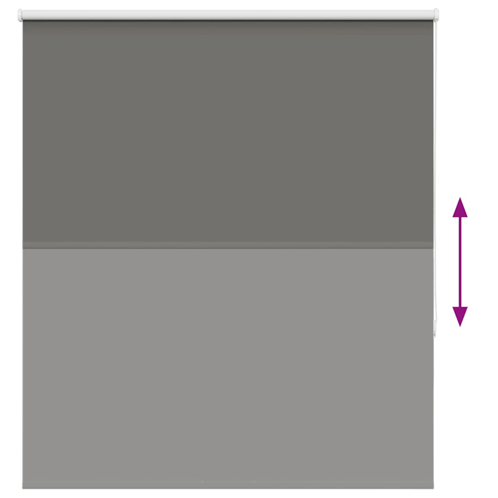 Roleta Zaciemniająca Szara 135X150Cm Szerokość Tkaniny 131,6Cm