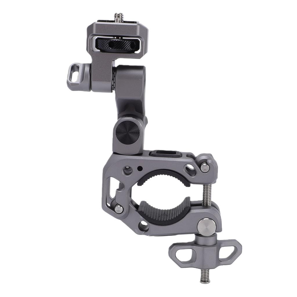 Camera Clamp Mount for Motorcycle Handlebar Pole 360 Degree Rotation Non Slip Action Camera Mount Holder for Riding