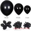 5-36 Zoll Schwarze Latexballons Hochzeit Geburtstagsparty Babyparty Weihnachtsballonbogen Dekorative Ballons für Partydekoration