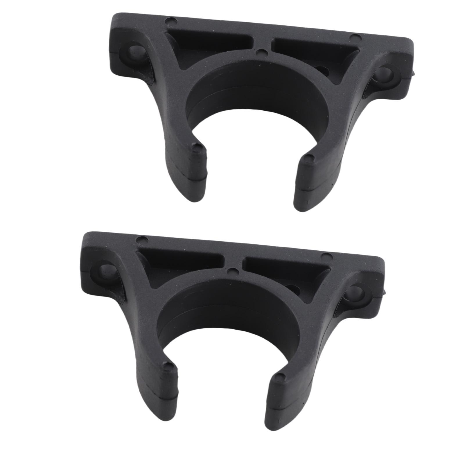 

Boat Paddle Holder Clips Plastic Labor Saving Boat Hook Holder Sturdy Oar Keeper Pole Holder Set for Kayaks Canoes 2pcs