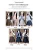 Wool Pocket Pleated Skirt for Women - High Waist, Thick, Retro, Short Skirt for Autumn & Winter