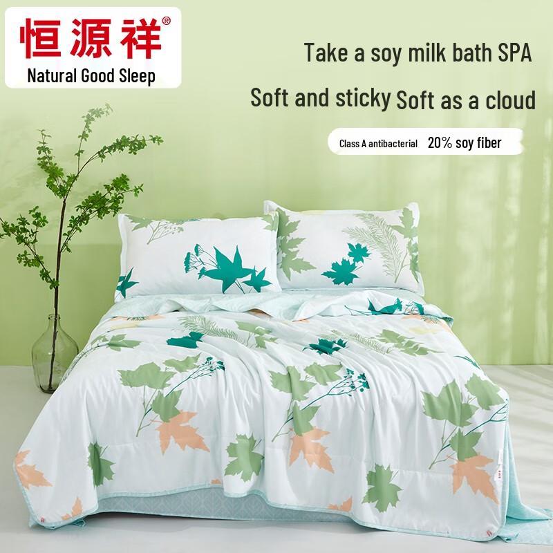 

Hengyuanxiang Antibacterial Soybean Fiber Summer Quilt