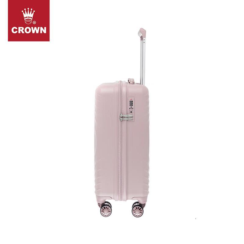 Crown Rose Pink 20-inch Hardside Spinner Carry-on Suitcase
