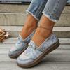 Retro Women's Shoes with Soft Soles, Lightweight and Comfortable, Ideal for Lazy Days.