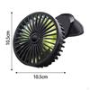 Car Cooling Fan, Vehicle Fan 3 Speeds Wind Micro USB Strong Portable Seat for