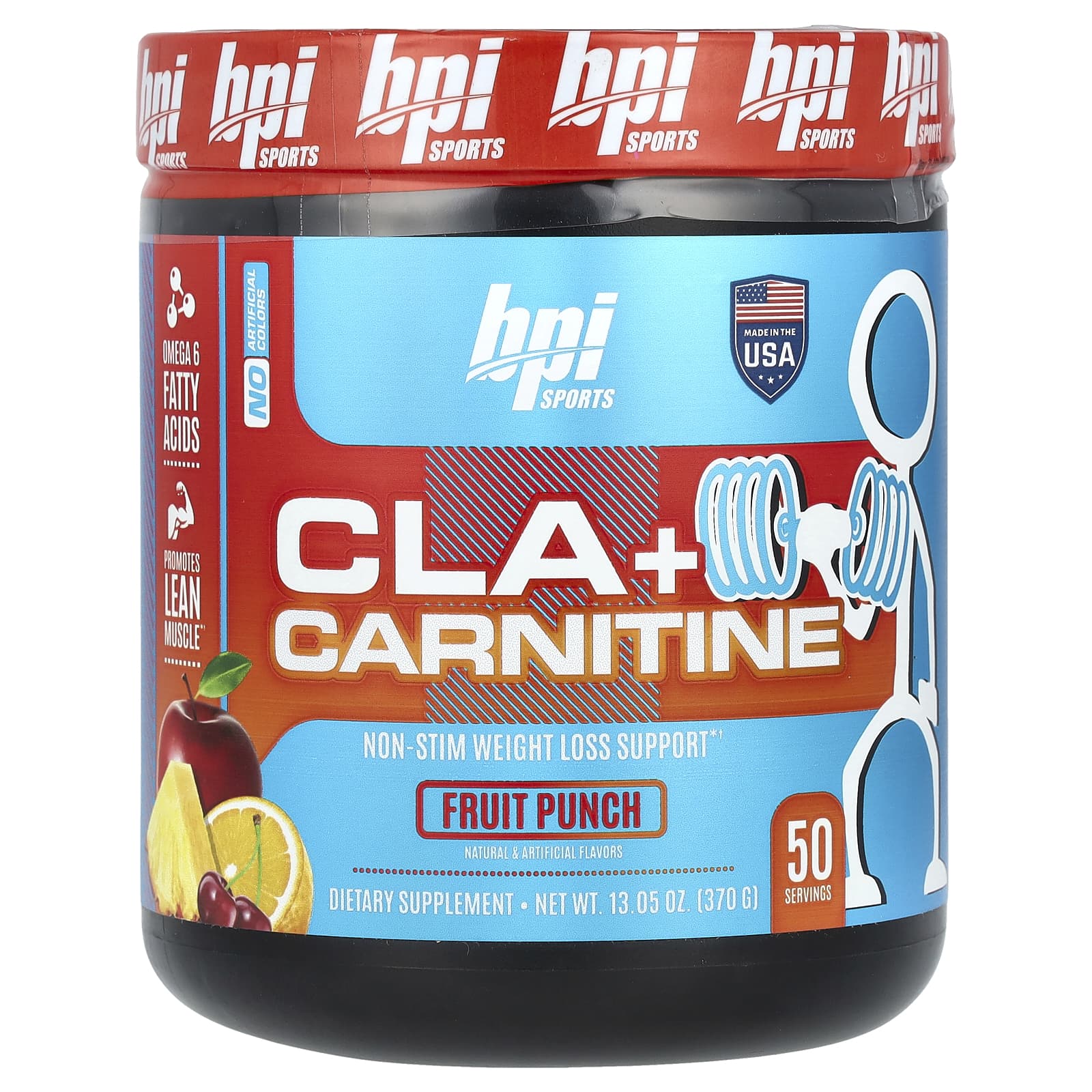 

BPI Sports, CLA + Carnitine, Fruit Punch, 13.05 oz (370 g)