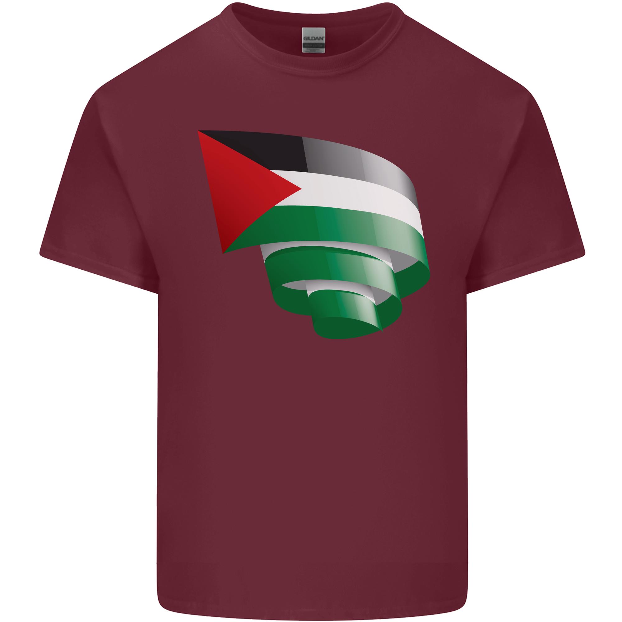 Curled Palestine Flag Palestinian Day Football Unisexs Light Cotton Tshirt S