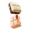 2Pcs Portable Plastic Double-layer Storage Box Cream Series Exquisite Jewelry Case Mini with Mirror Jewelry Storage Box For Home