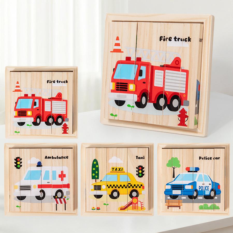 

Educational Kids Wooden Puzzle Toy for Jigsaw Animal Dinosaur Traffic Toddler Learning Playtime Birthday For Kids Gift