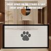 Retractable Mesh Dog Gate for Stairs Portable Pet Safety Net Easy Install Indoor Fence for Kids And Pets