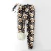 Women's Fashion Christmas Printed Sports Loose Thickened Thick Fleece Warm Pants