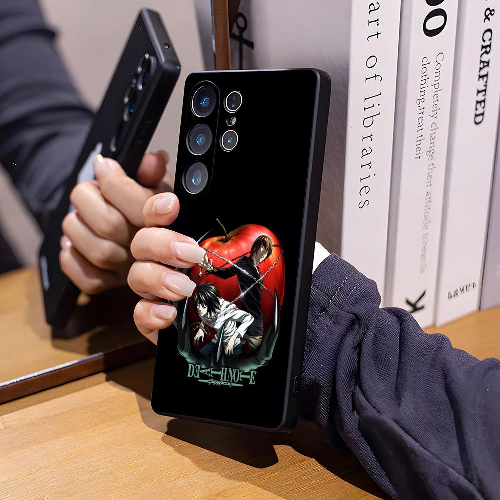 Death Note Phone Case For Samsung S26 Ultra S25 Edge Ultra S23 S22 S21 S20 Ultra Plus S24 Fe Glass Cover