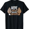Morel Here Shroomy Shroomy Shroomy Mushroom Hunting T-Shirt