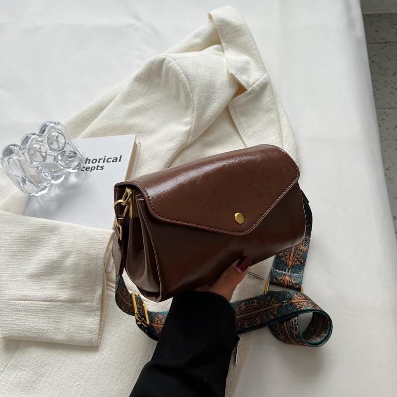 New  Fashion Multi-Function Large-Capacity Shoulder Bag Messenger Bag  Solid Color Luxury Bags Women