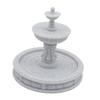 Miniature Decorative Fountain Model Accessory Potted Plant Decor Fairy Garden