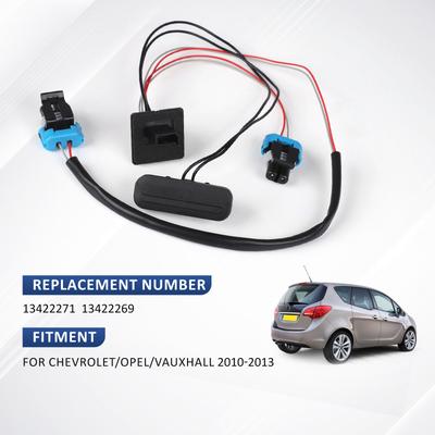 Case Tailgate Boot Release Switch 1241461 1241534 For Opel Vauxhall Meriva MK II 2010-2020 MPVTrunk Opening Switch  Black ABS