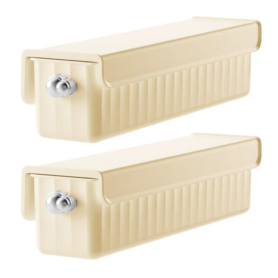 1/2Pcs Underwear Socks Storage Box Wall-Mounted Multiple Compartments Anti Dust Storage Boxes Socks Organizer