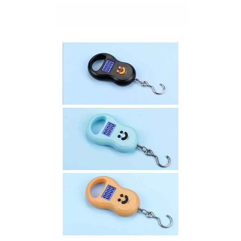 Bilancia Digitale da Appendere 50Kg 10g Precisione LCD Retroilluminata Cucina Pesca Bagagli Viaggio Bilancia Tascabile Compatta Elettronica Pesatura