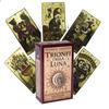 Trionfi Della Luna Tarot 78 Card Deck with PDF Guidebook Fortune Telling Card Game Travel Cersion Reversed Chakra Planet Zodiac