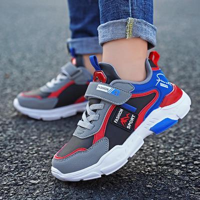 Crianças sapatos esportivos para meninas tênis estudantes respirável PU crianças sapatos meninas tênis leves meninos