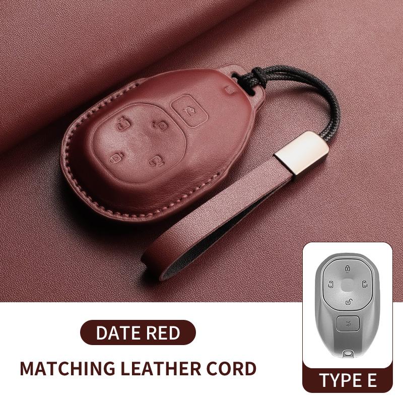 

Leather Car Key Cover For Gac Trumpchi Gs3 Gs4 Gs5 Gs8 Ga3 Ga4 Ga6 Gm8 Sgs7 Legend E8 Auto Keychain Protection Shell Accessories