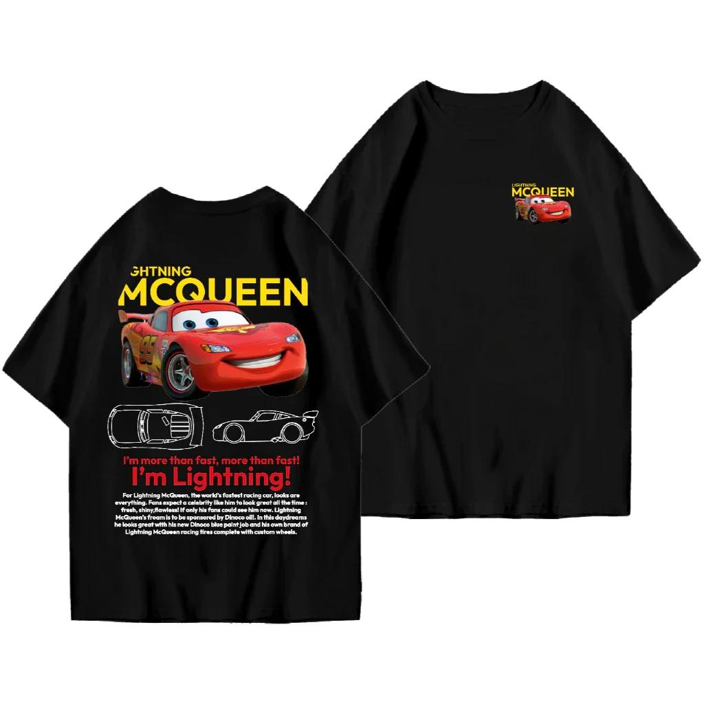 Summer Funny Sally Im Lightning Mcqueen Car Men Women Tee Tops Cotton Clothing Love Gift Cotton Printed Couple Tshirt