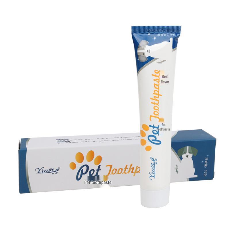 Disposable Pet Toothbrush & Toothpaste Set for Dogs, Cats & Kittens