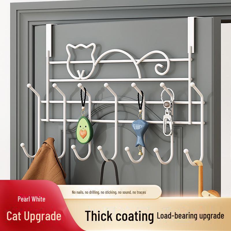 

Вешалка для одежды над дверью — крепление на стену без гвоздей для спальни или общежития