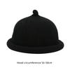 with Short Brim Knitted Hat Solid Color Landlord Hats Fashion Knitted Melon Skin Hats  Winter