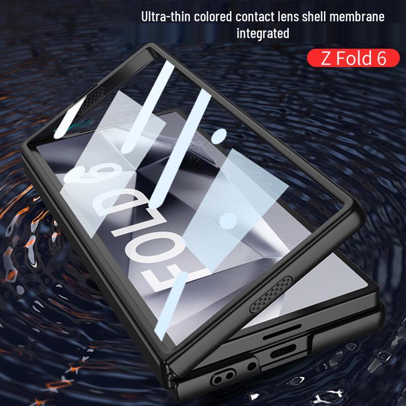 Samsung Z Fold 6 Foldable Screen Frosted Case & Lens Protector