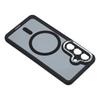 For Samsung Galaxy S25 Magnetic Case TPU + Acrylic Hybrid Phone Shell