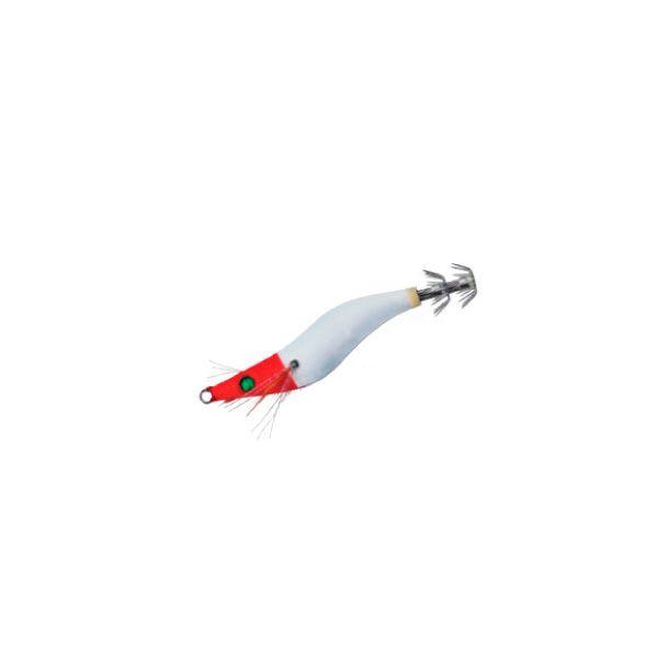 Used Metal Egi No. 25 Fishing 94g Lead Sutte Game Compatible Bait Wood Lure Squid Fishing Egging Nakajima Red White