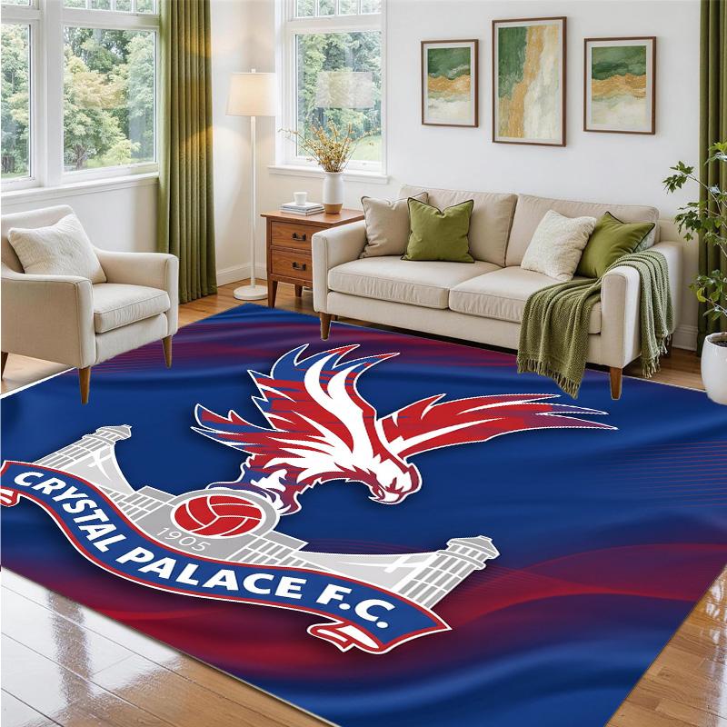 Crystal Palace Design Crystal Velvet Rug Soft Decorative Mat for Bedroom Entrance