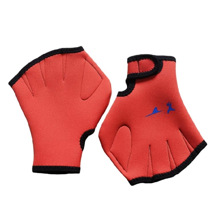 2lots Versatiles Swim Gloves Webbed Swimming Gloves Large Webbed Swim Glove for Enhancing Water Performances оранжевый