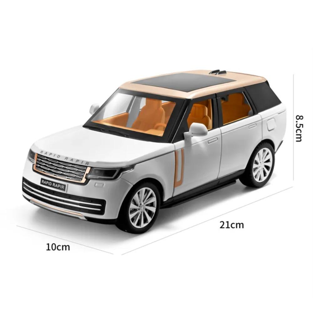 1/24 Range Rover SUV Alloy Car Model Diecasts Metal Off-road Vehicles Car Model Sound Light Simulation Collection Kids Toys Gift