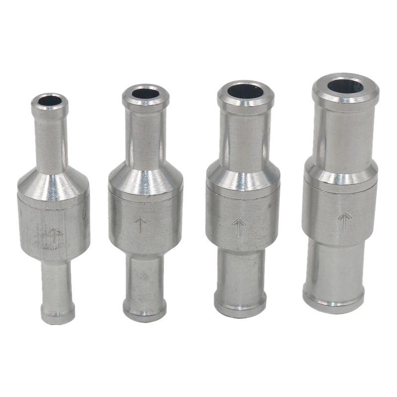 Aluminum Alloy One-Way Check Valve for Fuel Systems (Gas/Diesel)