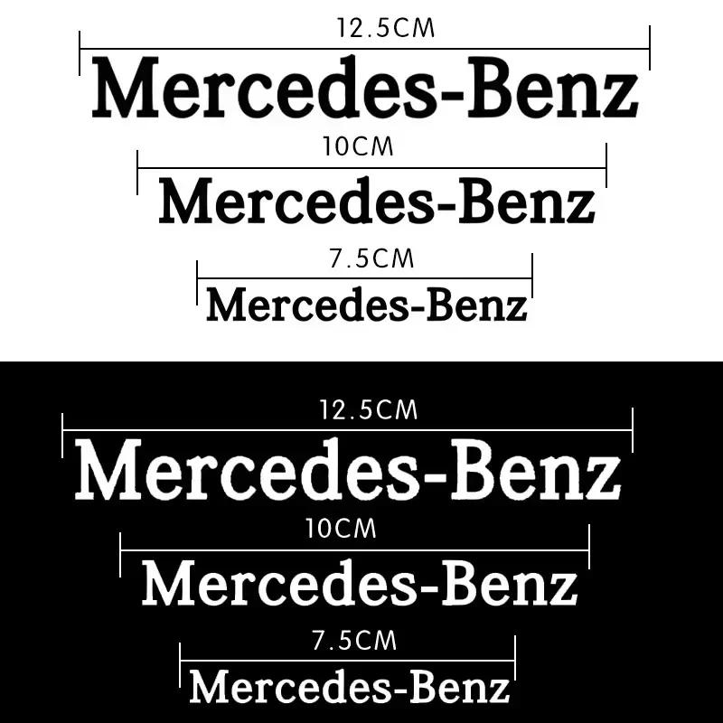 Custom Made Set of 6 PCS 3 Sizes for AMG Mercedes Benz Brake Caliper Decals Stickers HiTemp Resistance Film