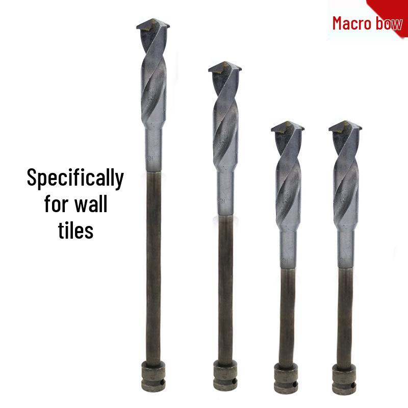 Electric Wrench Hole Saw for Wall Tiles, Alloy Drill Bit for Concrete, Insulation Board & Foam Brick Drilling