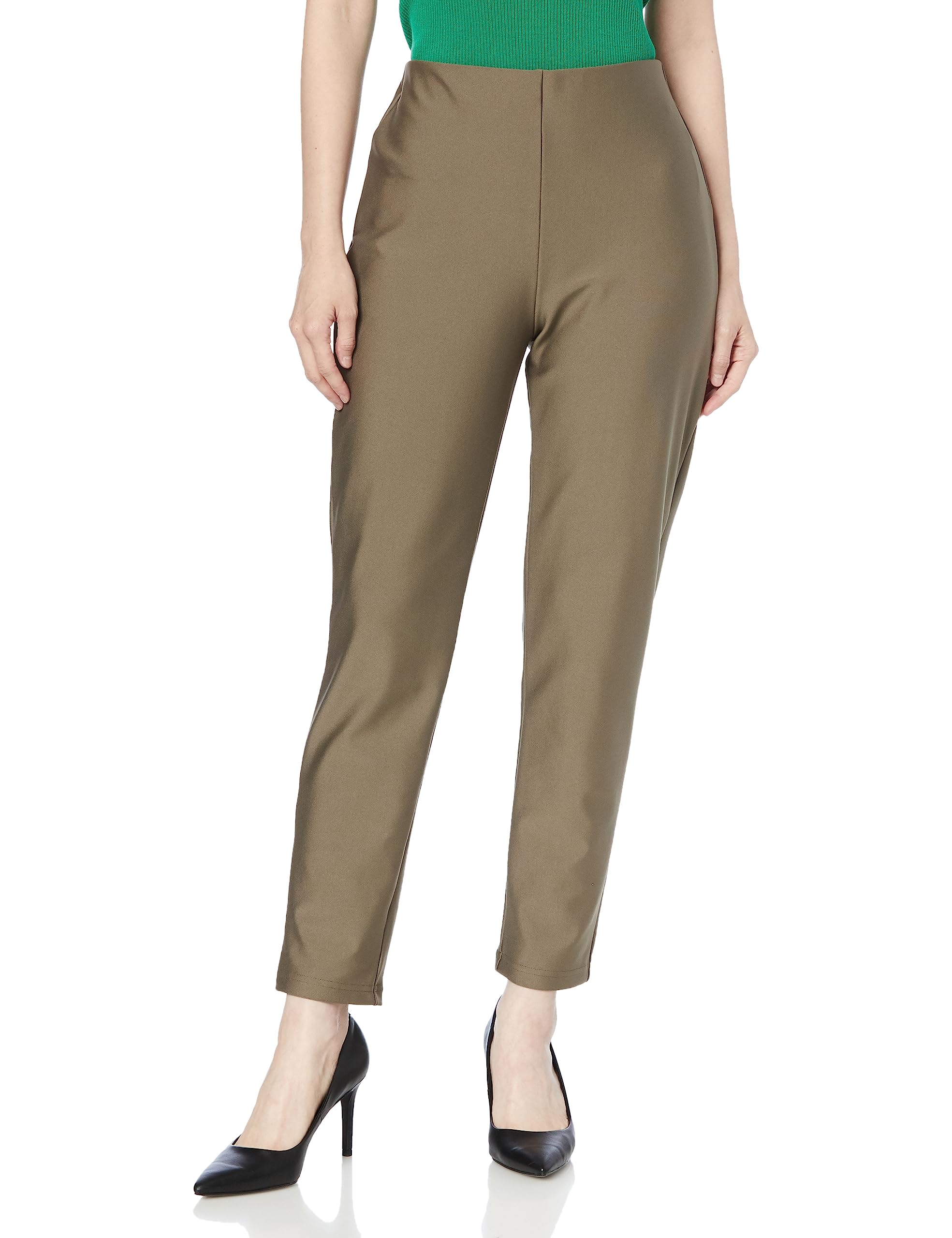 

Leggings Slim Fit Soft Touch Leggings Pants FRP5862 Dark Khaki [Atsugi] [23 Ward] Women s