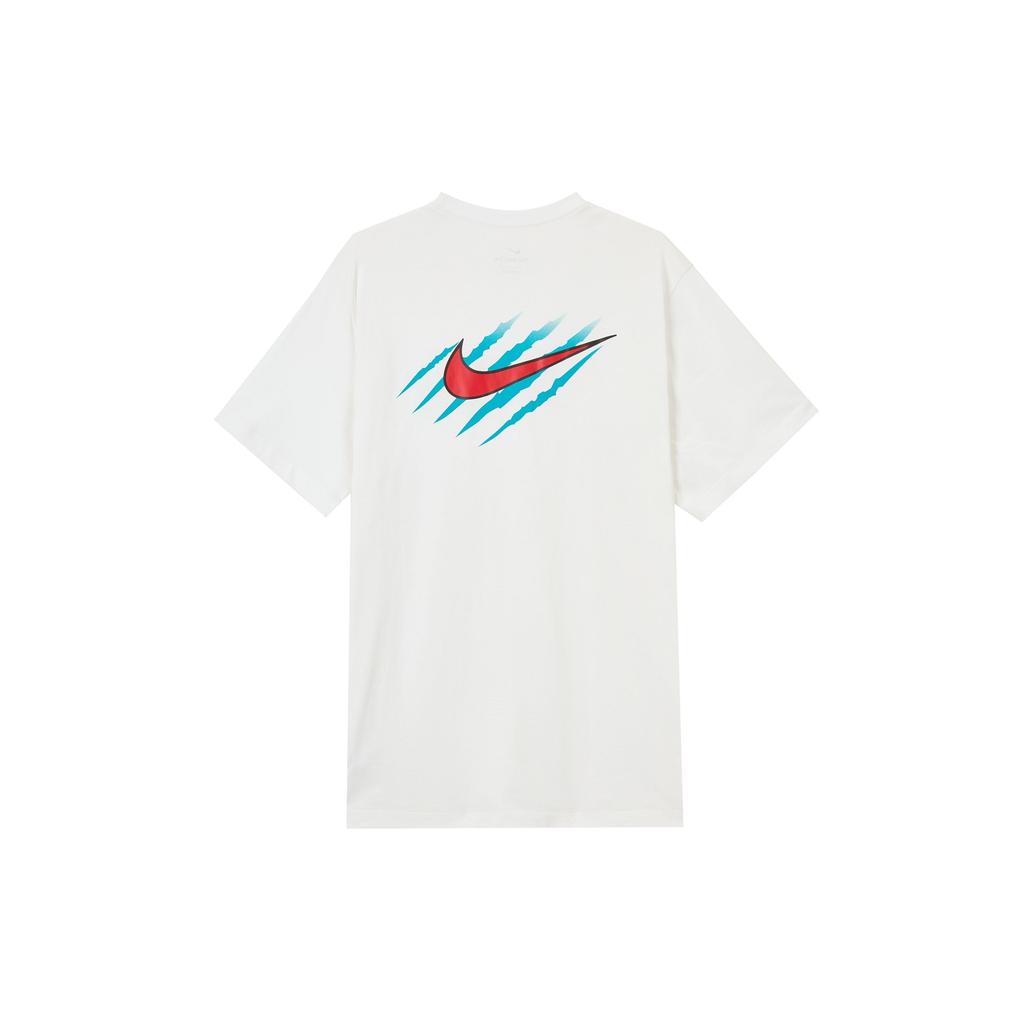 Nike Ja Morant Comfortable Soft Knitted Fashion Short Sleeve T-Shirt Men Tops White HV1691-100