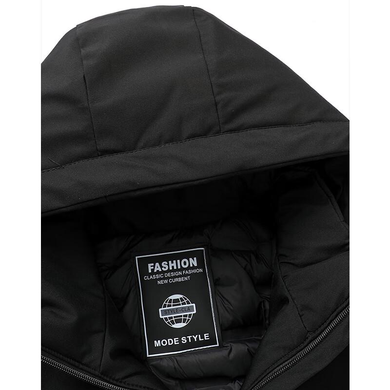 Pierre Cardin Men's Winter Puffer Jacket with Detachable Hood