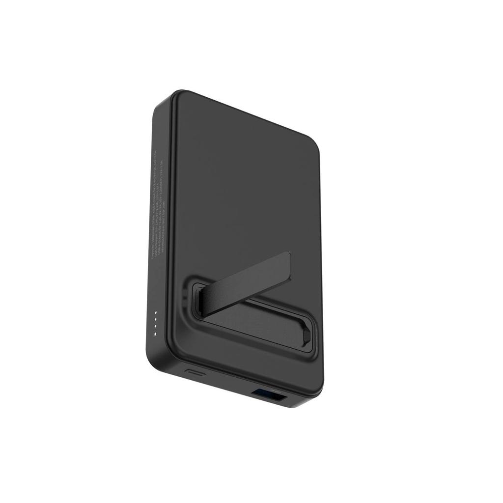 Powerbank Wozinsky Wlwp-10Ka0Y3S 22,5W Pd Qi2 10000 Mah, with Stand, 1x USB-A, 1x USB-C - Black